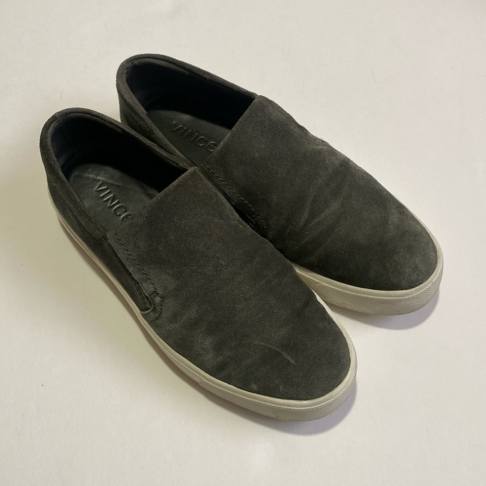 Vince Suede Slip On Shoes Size 8 - Picture 2 of 7